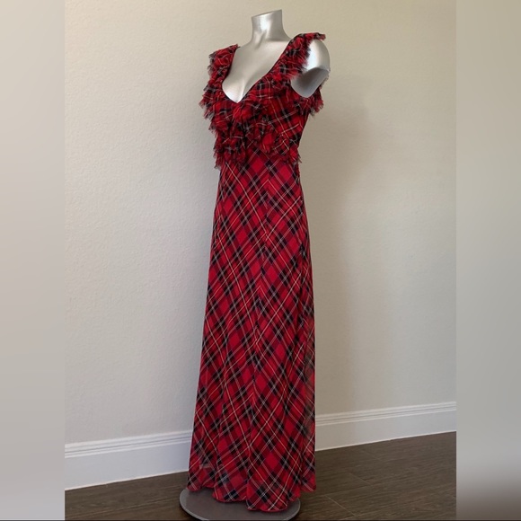 Free People Venitia Plaid Ruffle Maxi - Picture 3 of 7